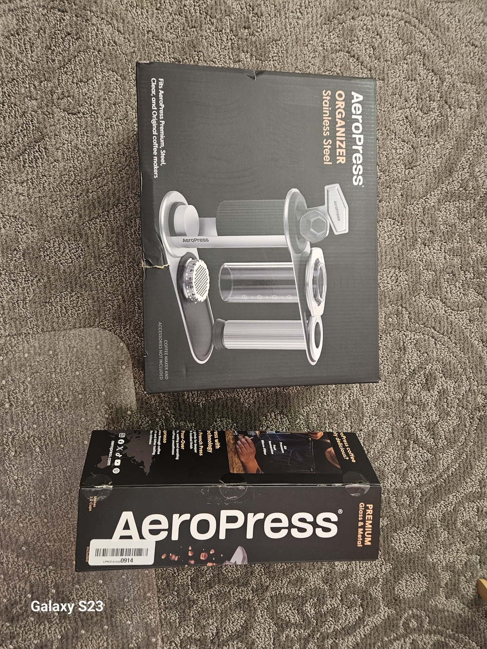 Set AeroPress ® Premium Metal Coffee Maker & Organizer